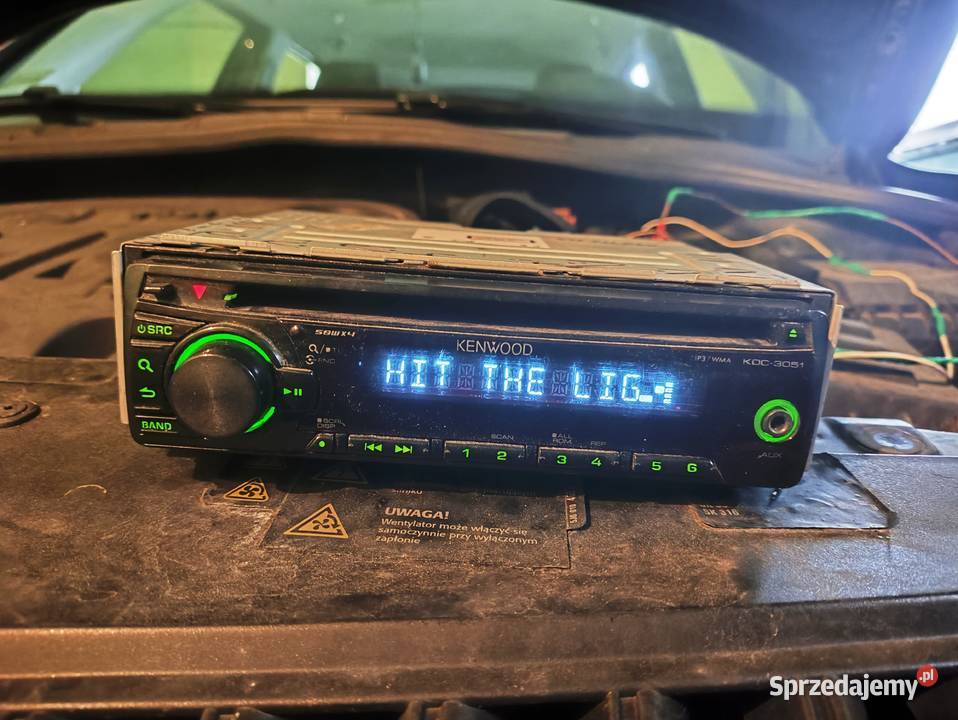 Radio samochodowe 1DIN Kenwood KDC3051 CDMP3AUX Niegowonice