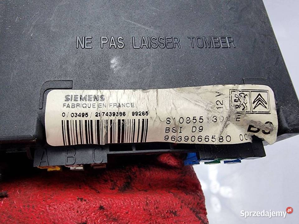 MODUŁ PEUGEOT 406 9639066580 Lipno