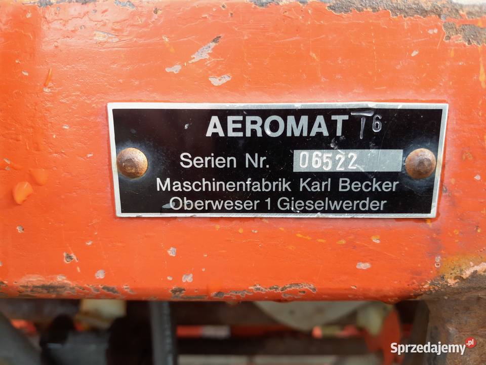 Siewnik do kukurydzy Becker Aeromat T6 lubelskie Ryki