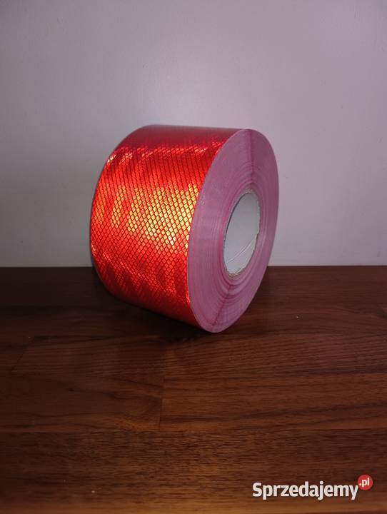 Taśma mikropryzmatyczna 100mm 50m ostrzegawcza Taśmy Wrocław sprzedam