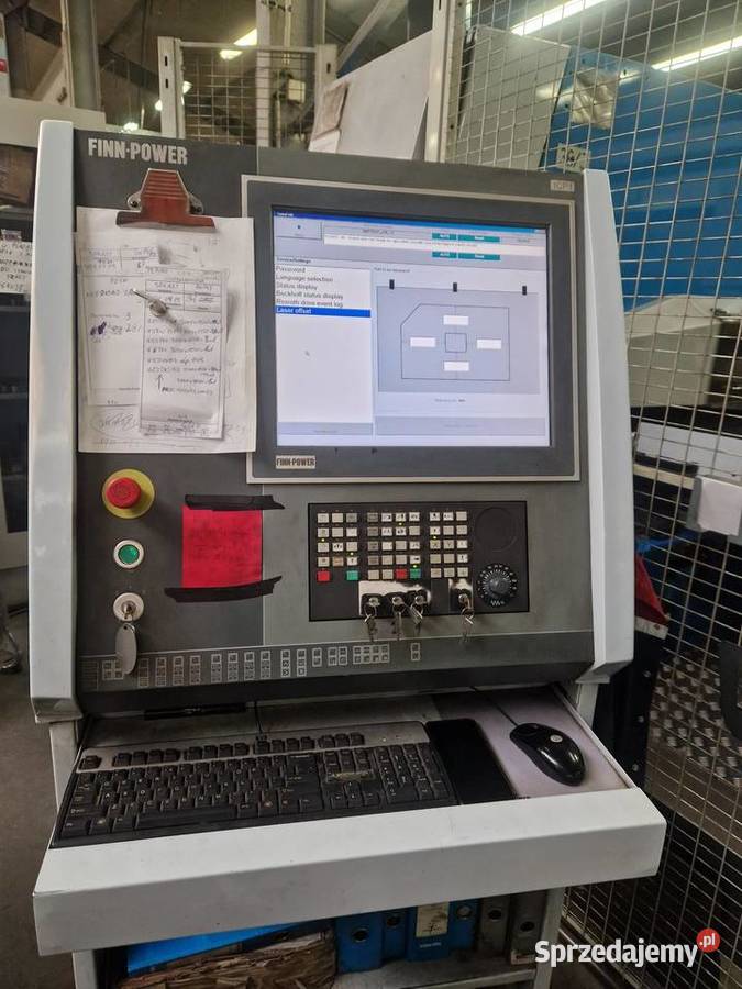 Wykrawarka rewolwerowa z laserem FINN POWER LPe6
