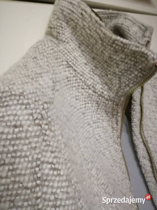 Płaszcz damski w kolorze jasnego beżu H M Wiosenna/Jesienna  Lublin