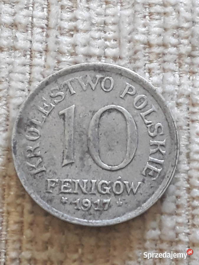 10 Fenigów 1917 r Królestwo Polskie 6 Konin