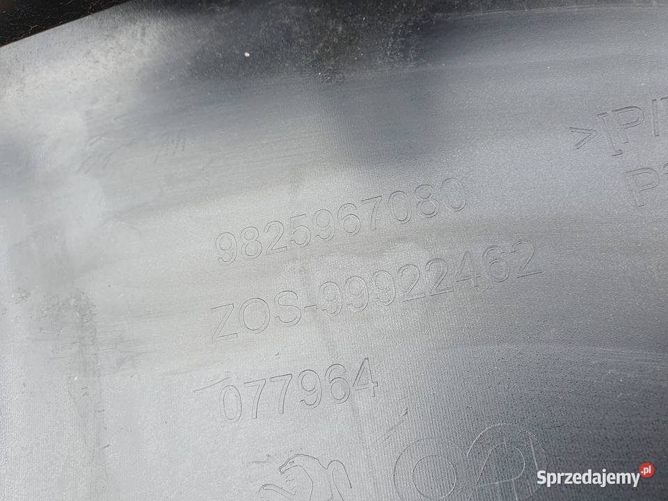 PEUGEOT 2008 II GT LINE DYFUZOR ZDERZAKA TYŁ wielkopolskie Międzychód