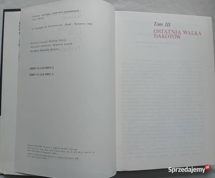 Ki A Szklarscy Złoto Gór Czarnych Tom 3 Ostatnia Rok wydania 1989 Koźminek