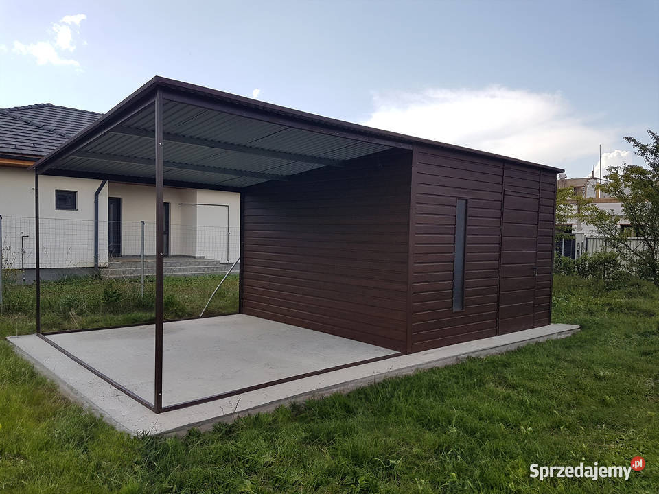 Domek ogrodowy 3636m wiatka 336 ciemny brąz Suwałki