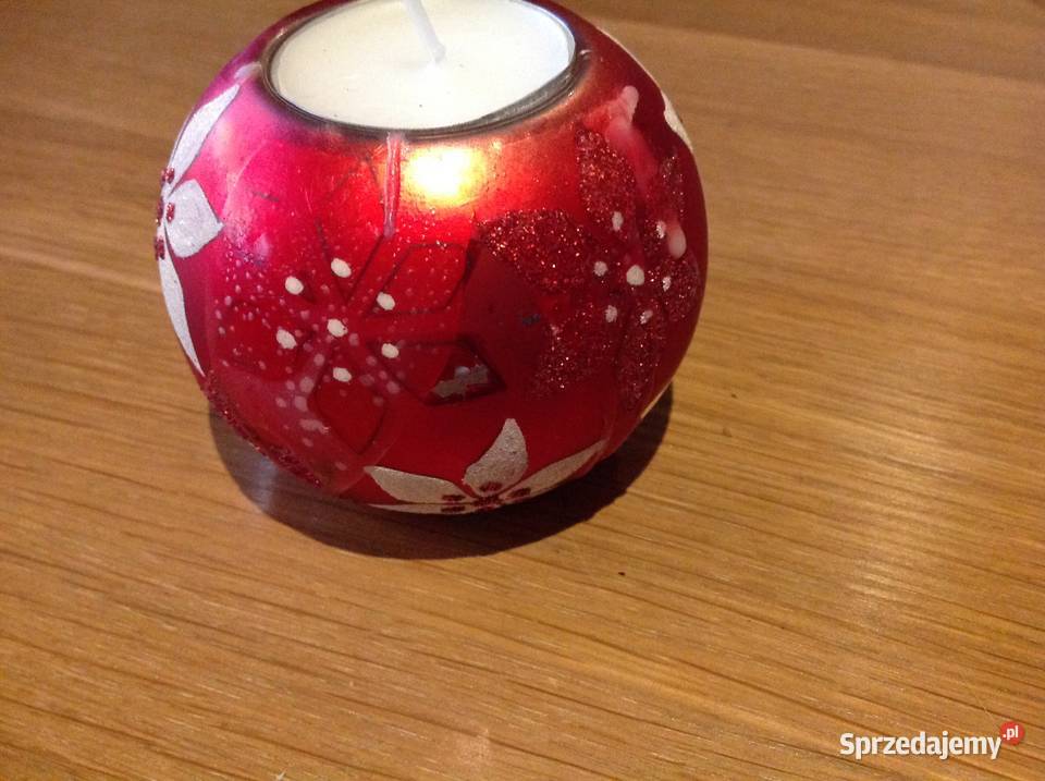 Bombka Szklana Świecznik Nowa Sól