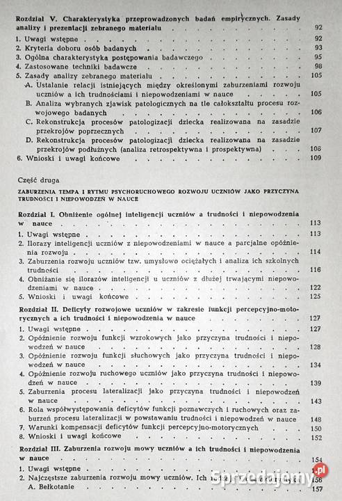 Zaburzenia rozwoju uczniów a niepowodzenia Pozostałe Chełm