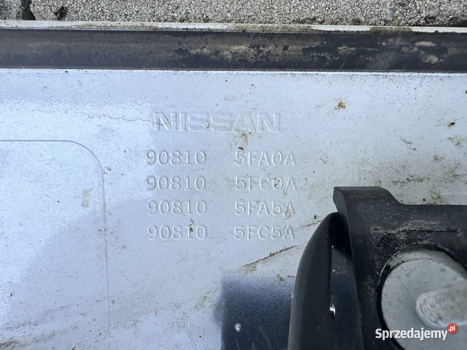 Nissan Micra K14 Blenda Klapy Biała Perła Radziszów