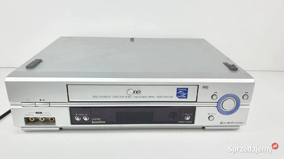 Video magnetowid LG 6 head LV 2787 LV4787 4787 Międzychód sprzedam
