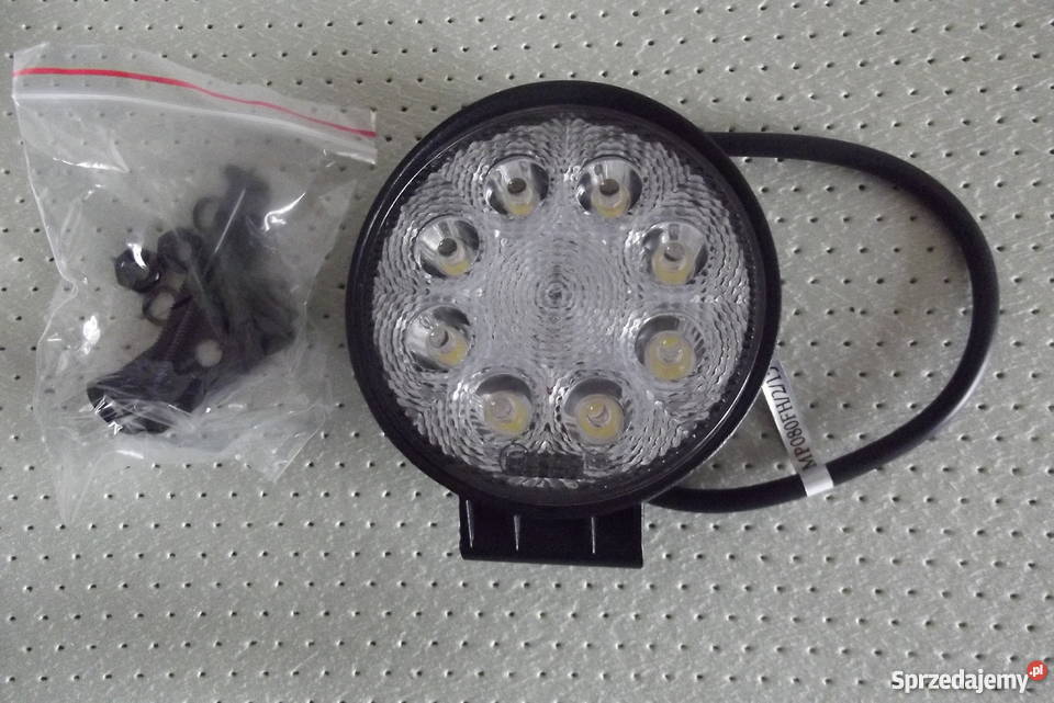 Lampa robocza okrągła 8 LED 12V24V 8 x 3W Parczew