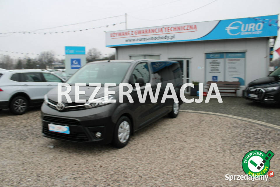 Toyota ProAce LONG 144HP 9 Osob Gwarancja Salon czujnik parkowania mazowieckie Warszawa