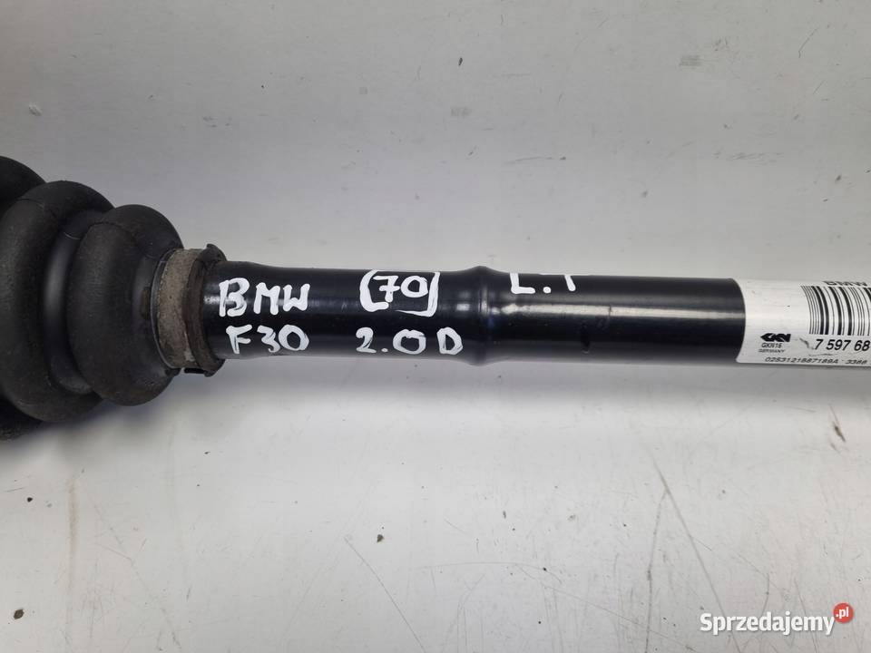 PÓŁOŚ Bmw 3 F30 F31 20 D LEWA TYLNA półośka lewy