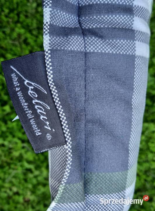 Gruba poduszka na fotel ogrodowy 113x45x7 krata Gaszowice sprzedam