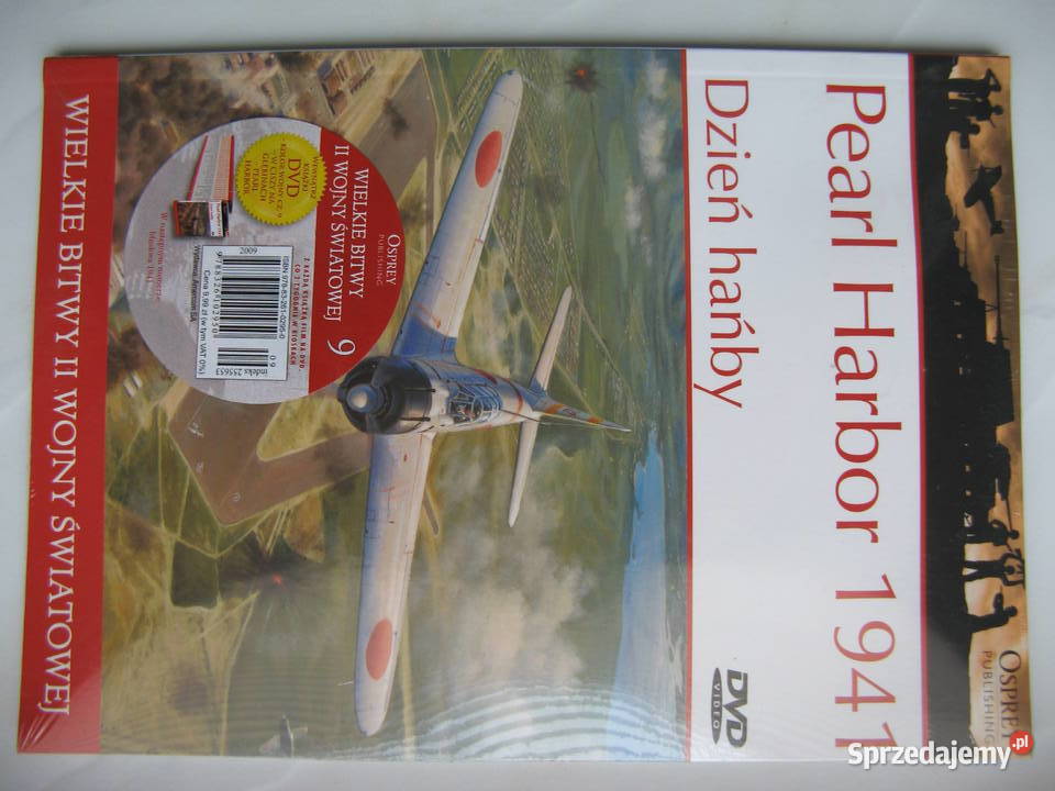 Osprey: Pearl Harbor 1941, książka + film DVD, Nowa!