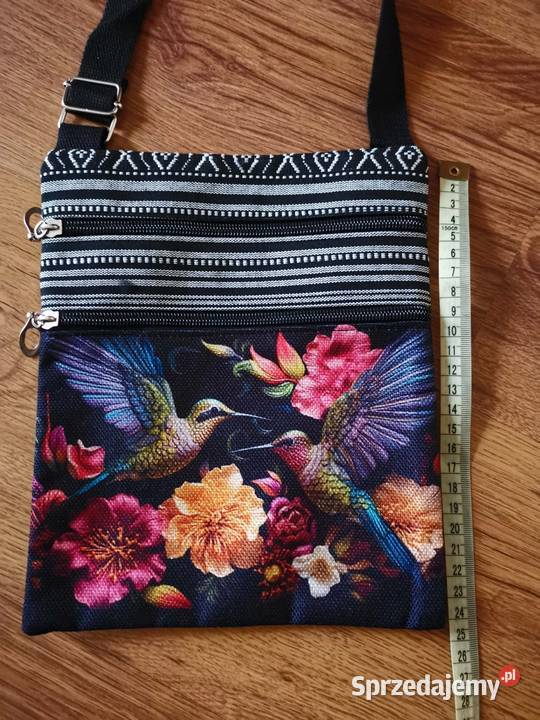 Torebka damska podróżna na regulowanym pasku Torby i torebki Lędziny