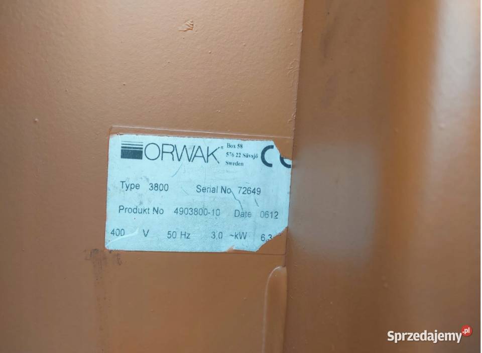 Belownica pozioma orwakk 3800 Produkcja Sośno sprzedam