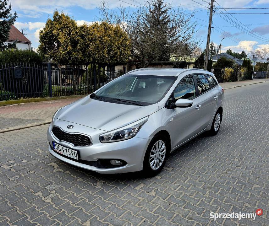 Kia Ceed Salon Polska 2014r srebrny Cee'd mazowieckie Ożarów Mazowiecki