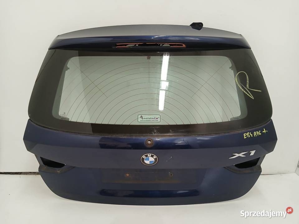 KLAPA BAGAŻNIKA BMW X1 E84 A76 osobowe Strzyżewice