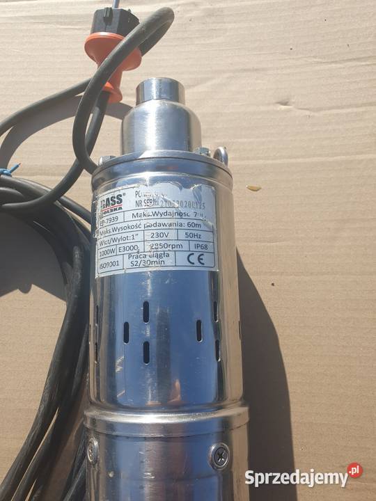 POMPA ŚRUBOWA GŁĘBINOWA DO WODY 1000 W Bass