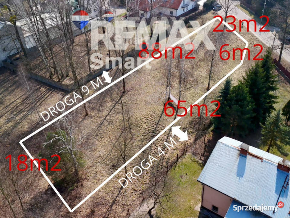 Milanówek Wojska Polskiego 1428 m Grunty i działki sprzedam