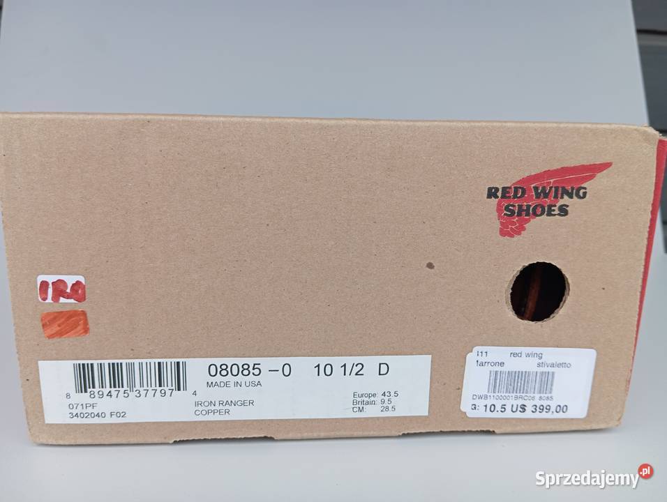 Red Wing Iron Ranger Copper Rough Tough 8085 śląskie Ruda Śląska