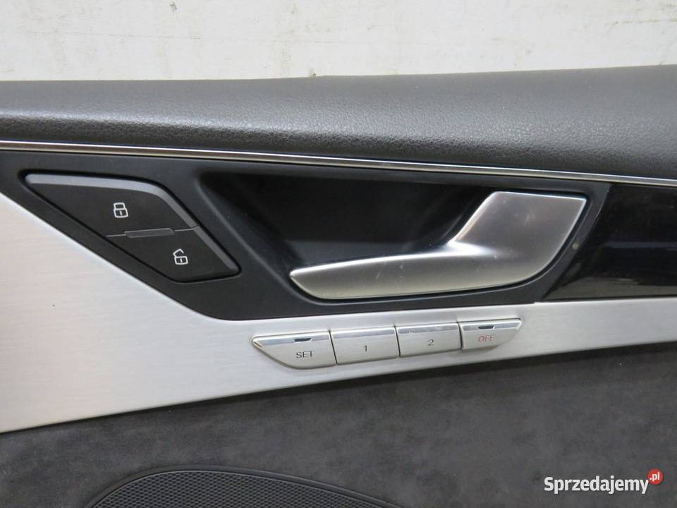 BOCZEK TAPICERKA DRZWI PRAWY PRZÓD AUDI A8 D4 Części samochodowe
