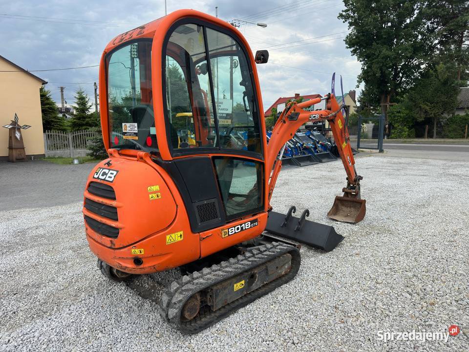 Minikoparka JCB 8018 z 2012r ładna 1800 Długie Złoczew sprzedam