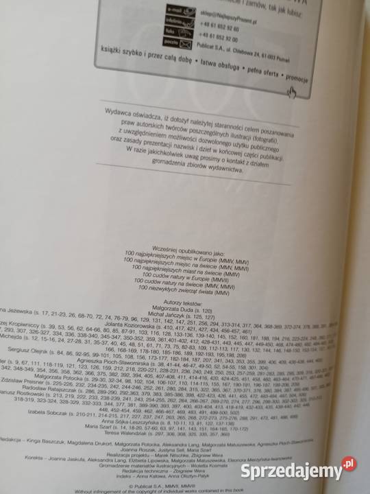 Najpiękniejsze książki albumy prezenty Warszawa przyroda, krajobrazy sprzedam