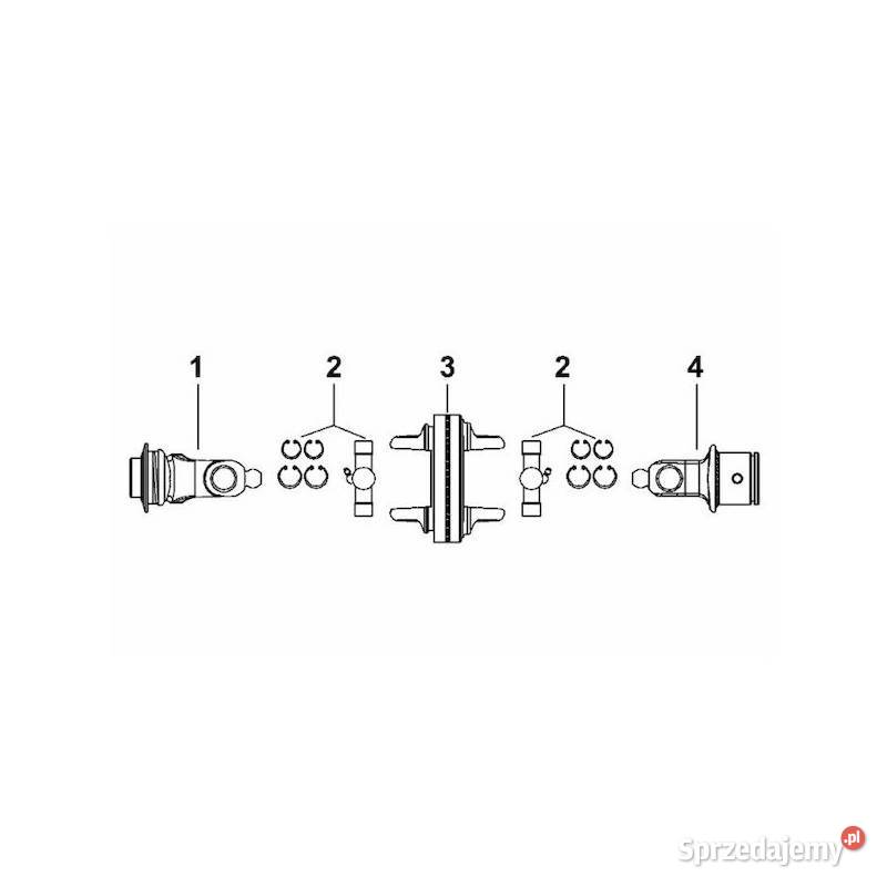 Tarcza centralna przegubu szerokokątnego Kamionna