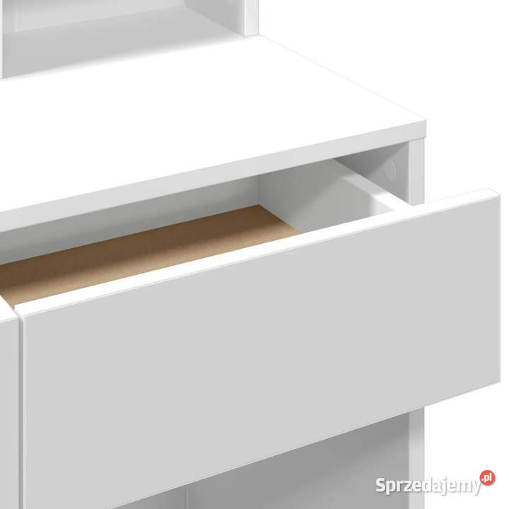 Toaletka z lustrem biała 80x41x1445 WM848171