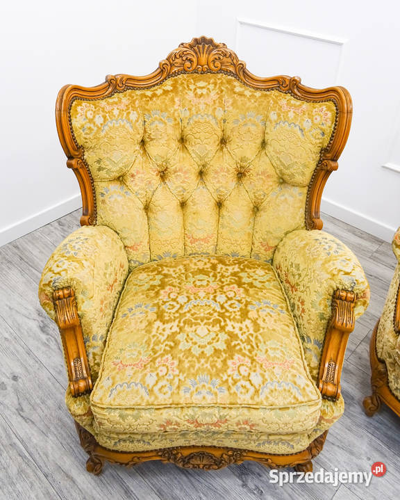 Francuski KOMPLET MEBLI do SALONU Ludwik ZESTAW Meble Kalisz