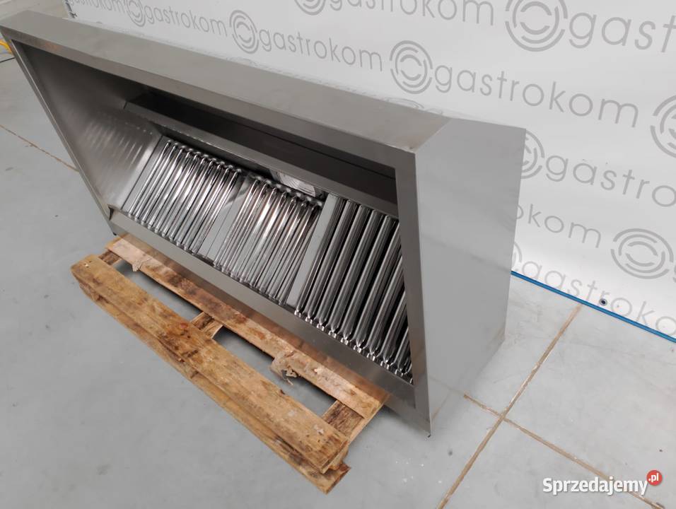 OKAP GASTRONOMICZNY 140x80 PRZYŚCIENNY TRAPEZOWY Wrocław