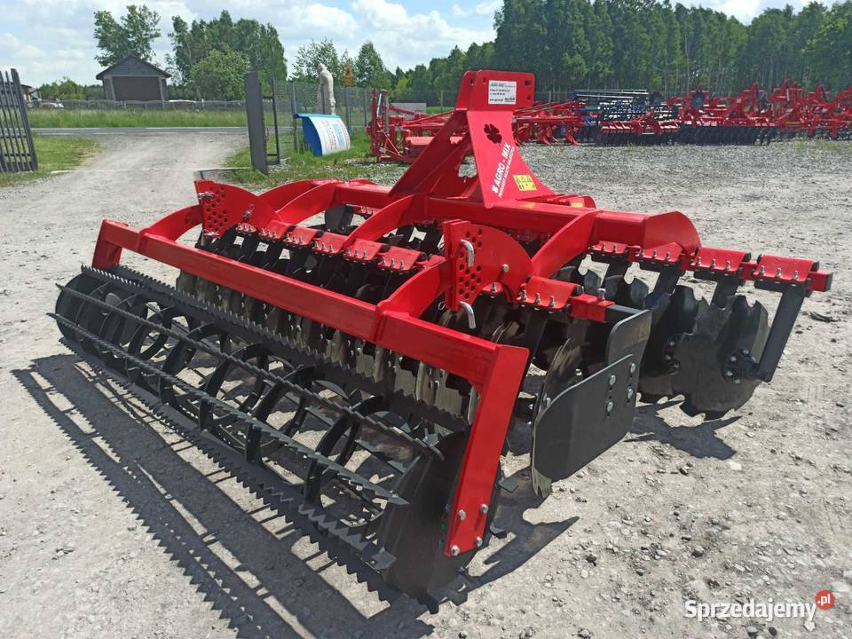Brona talerzowa 25m Agromix Producent z dostawą nieuszkodzony łódzkie Budków