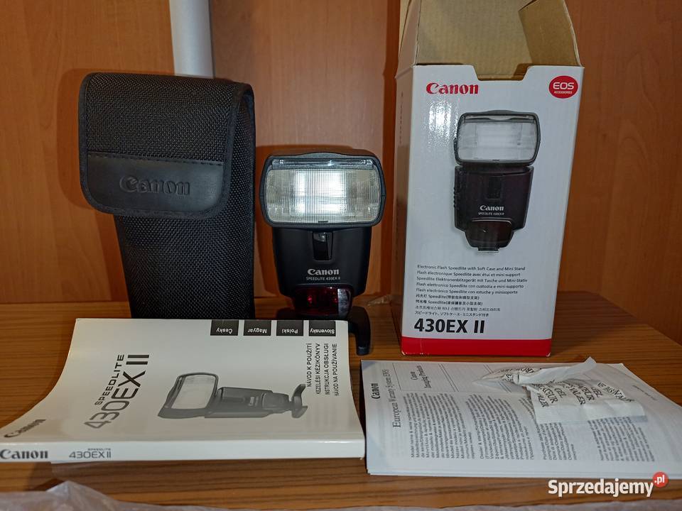 Canon Speedlite 430EX II przebieg około 200zdjęć Książ Wielkopolski