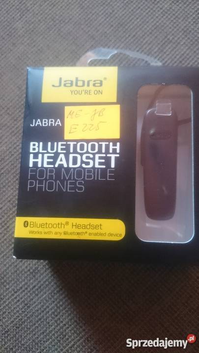 SŁUCHAWKA BLUETOOTH JABRA Zestawy słuchawkowe Dąbrowa Górnicza sprzedam