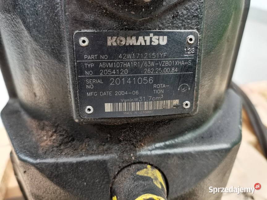 Silnik jazdy Komatsu WA 90 A6VM107HA1R1 Wilkowo