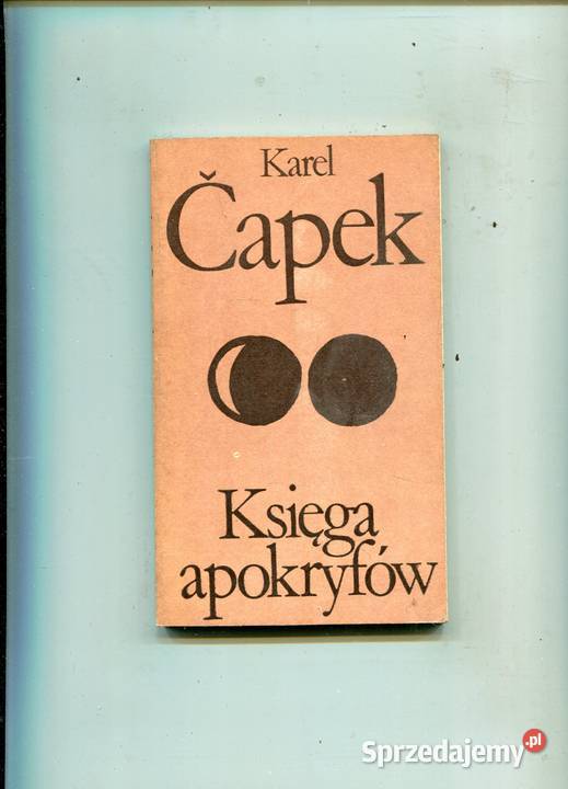 Księga apokryfów Karel Capek Szczecin sprzedam