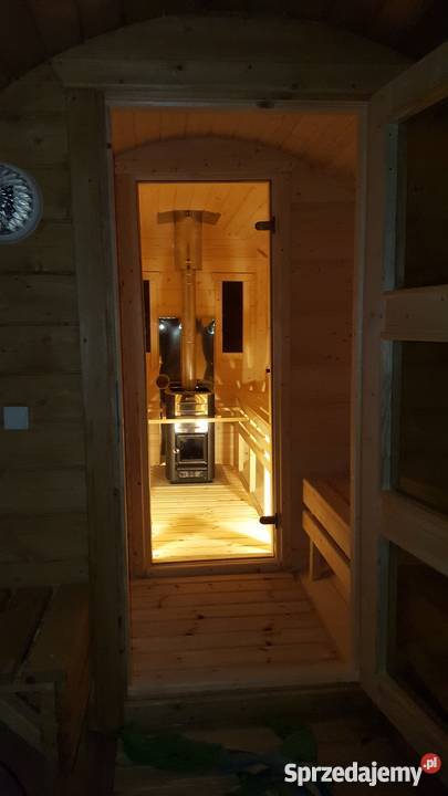 Sauna Beczka Ogrodowa 400 z piecem Harvia Łódź