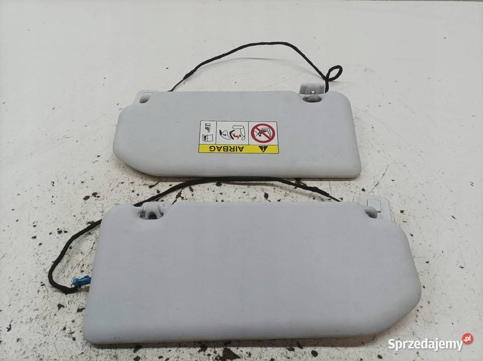 DASZKI PRZECIWSŁONECZNE PRAWY LEWY OSŁONA KPL osobowe sprzedam