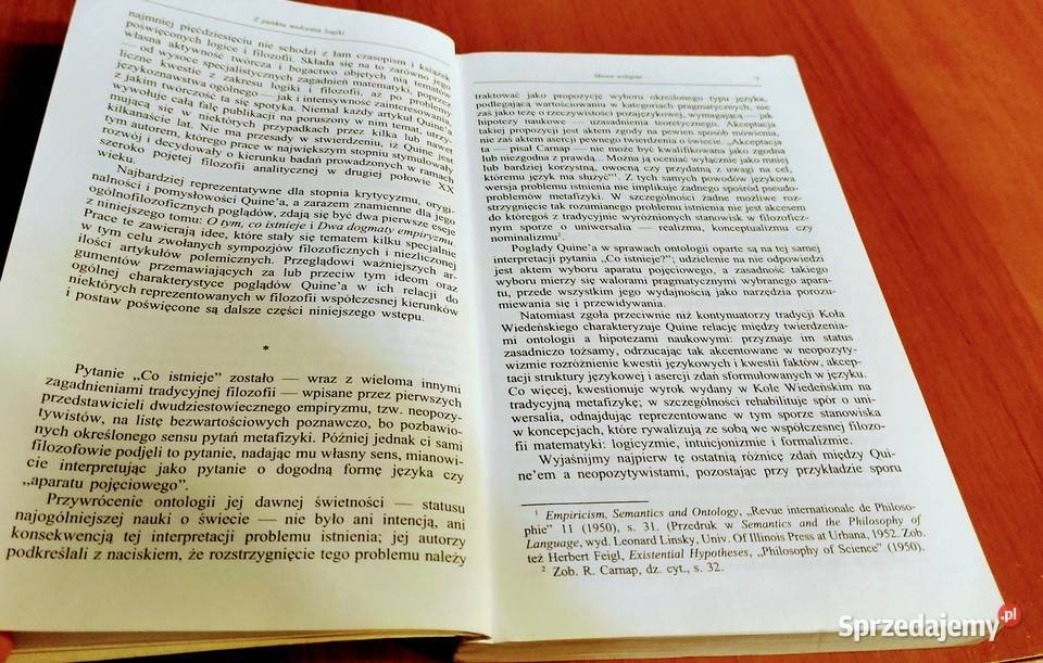 Z punktu widzenia logiki dziewięć esejów Gdańsk