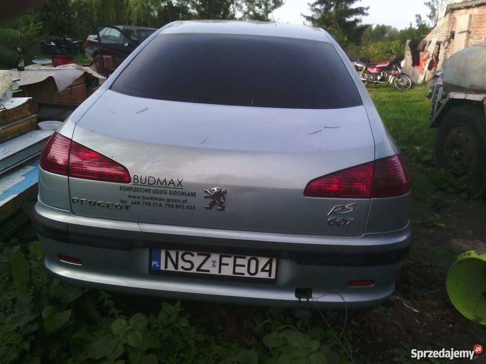 Sprzedam peugeota 607 uszkodzony silnik lpg 4 4/5 Pasym sprzedam