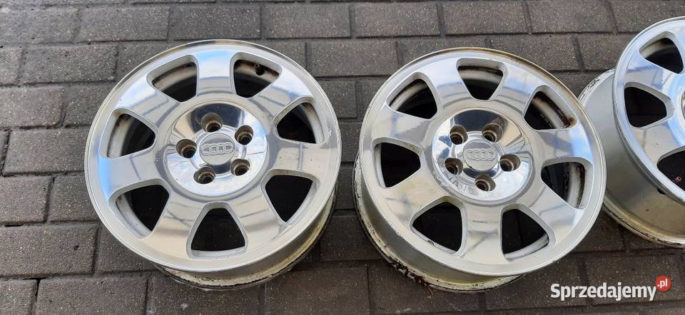 AUDI A3 8L ALUFELGI 5x100 CHROM 15 ET38 Audi OE sprzedam