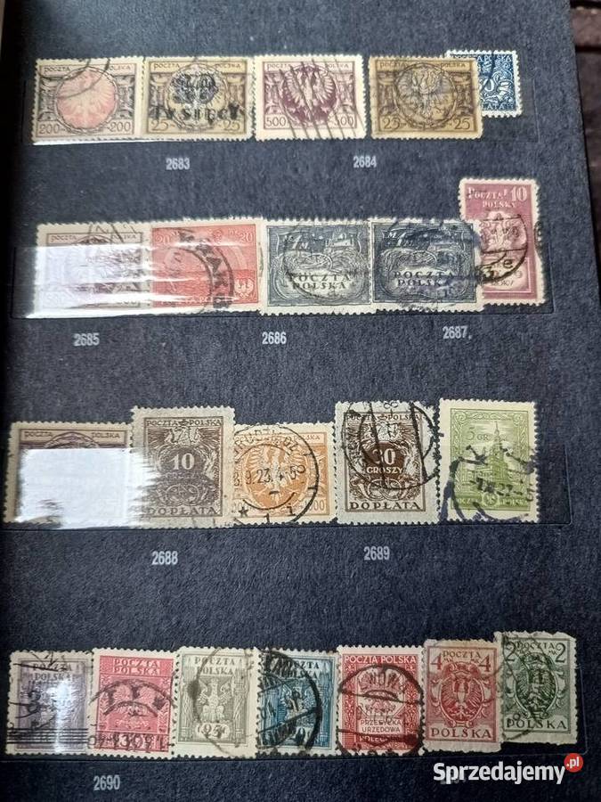 Znaczki PRL 19821983r z klaserem Jaktorów