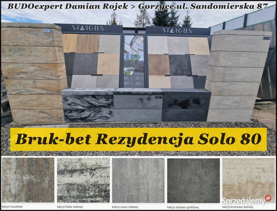 Pustak bloczek BRUKBET na ogrodzenie model Stalowa Wola