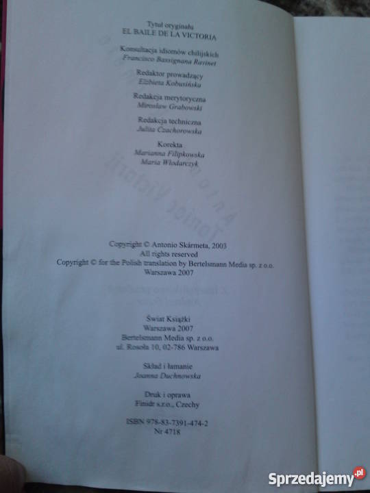 Książka Taniec Victorii Gdynia