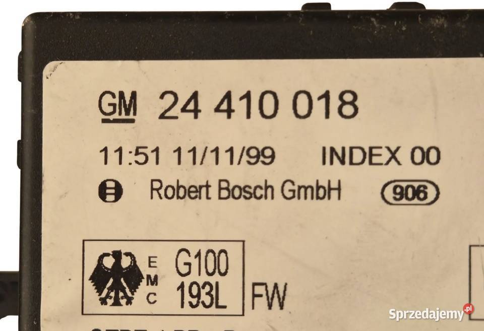 MODUŁ KOMFORTU OPEL ASTRA G OPEL ZAFIRA A Działoszyce