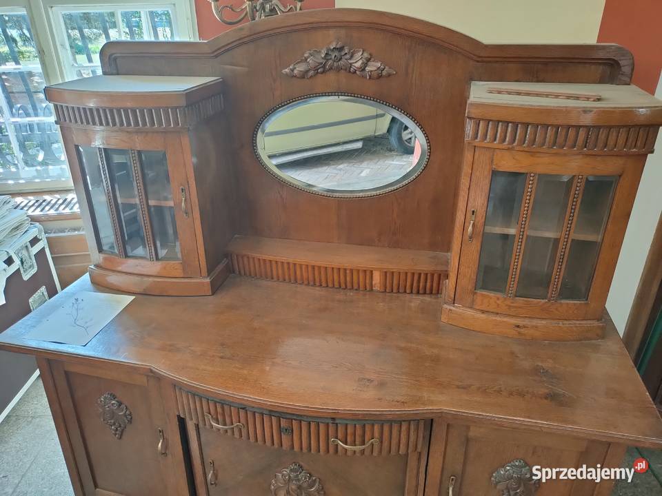 Stary efektowny kredens 815 Meble Rydzyna