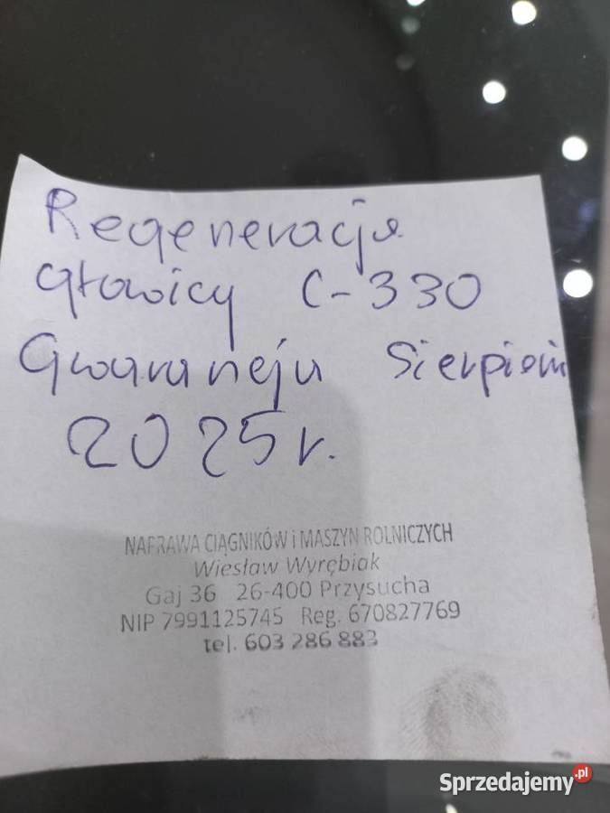 Głowica Ursus C330 regeneracji Opoczno