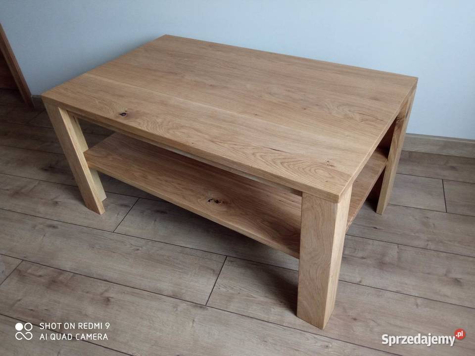 Stolik dębowy ława Pępowo